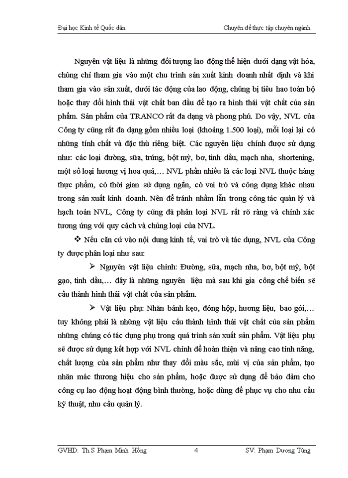 image for page Hoàn thiện kế toán nguyên vật liệu tại Công ty cổ phần Bánh kẹo Tràng An