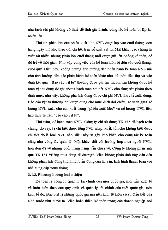 image for page Hoàn thiện kế toán nguyên vật liệu tại Công ty cổ phần Bánh kẹo Tràng An