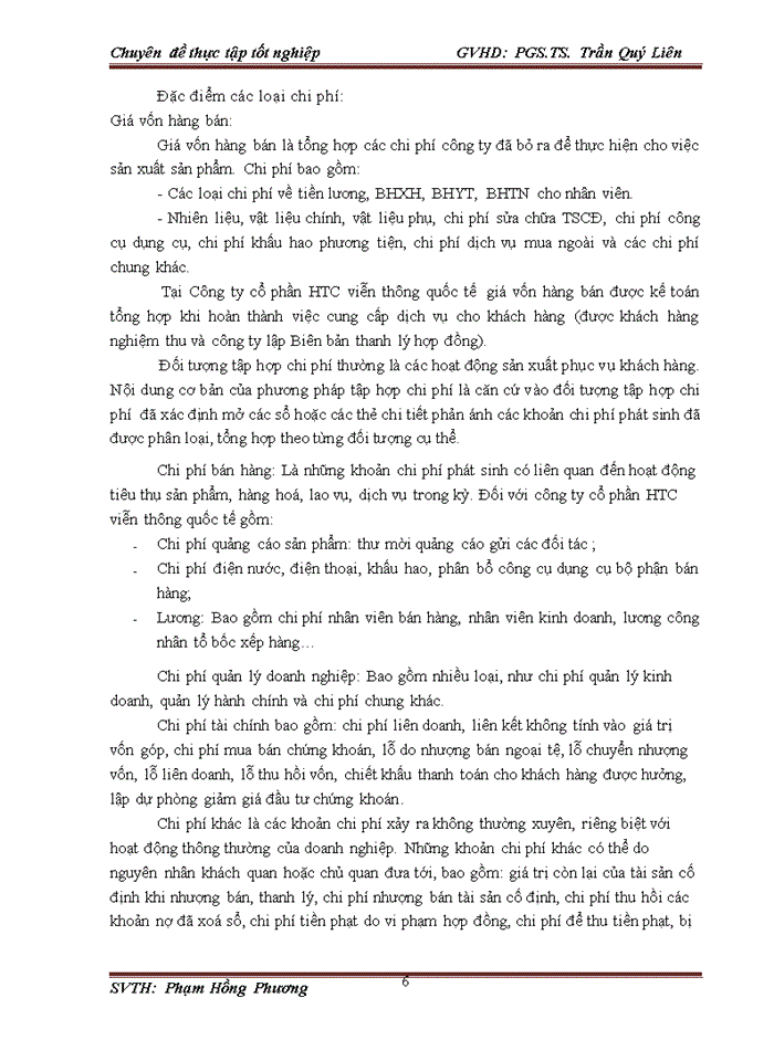 image for page Hoàn thiện kế toán doanh thu, chi phí và xác định kết quả kinh doanh tại công ty cổ phần HTC viễn thông quốc tế