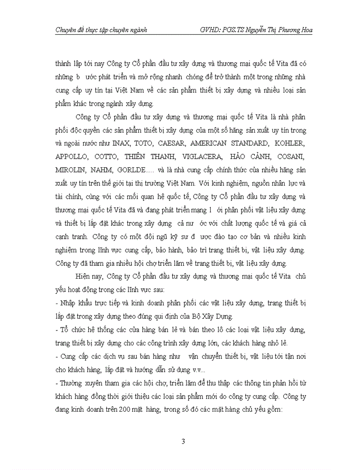 image for page Hoàn thiện kế toán bán hàng tại Công ty cổ phần Đầu tư xây dựng và thương mại quốc tế VITA