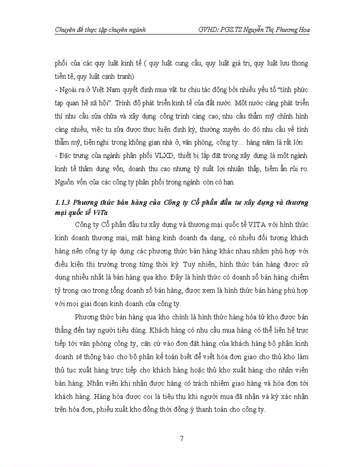 image for page Hoàn thiện kế toán bán hàng tại Công ty cổ phần Đầu tư xây dựng và thương mại quốc tế VITA