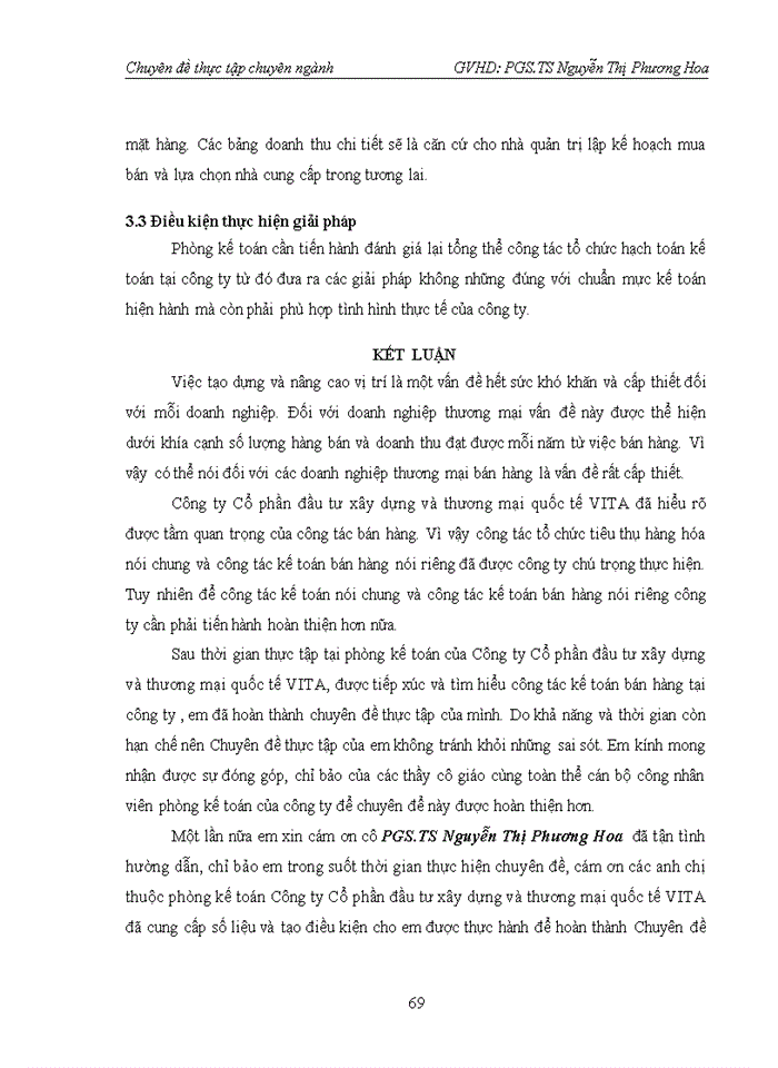 image for page Hoàn thiện kế toán bán hàng tại Công ty cổ phần Đầu tư xây dựng và thương mại quốc tế VITA