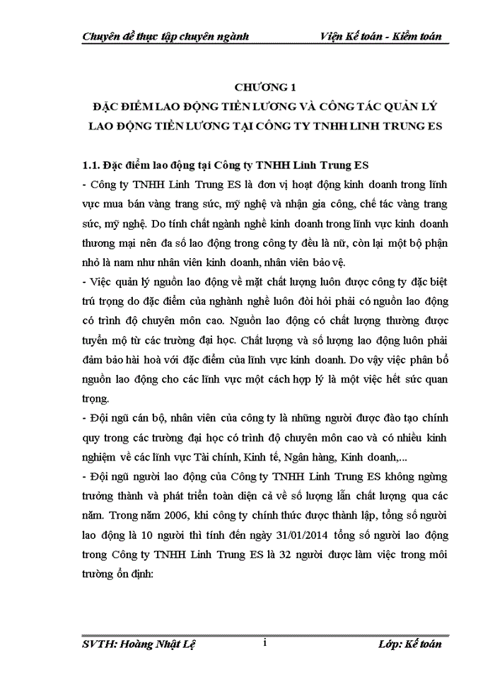 image for page Hoàn thiện kế toán tiền lương và các khoản trích theo lương tại công ty tnhh linh trung es