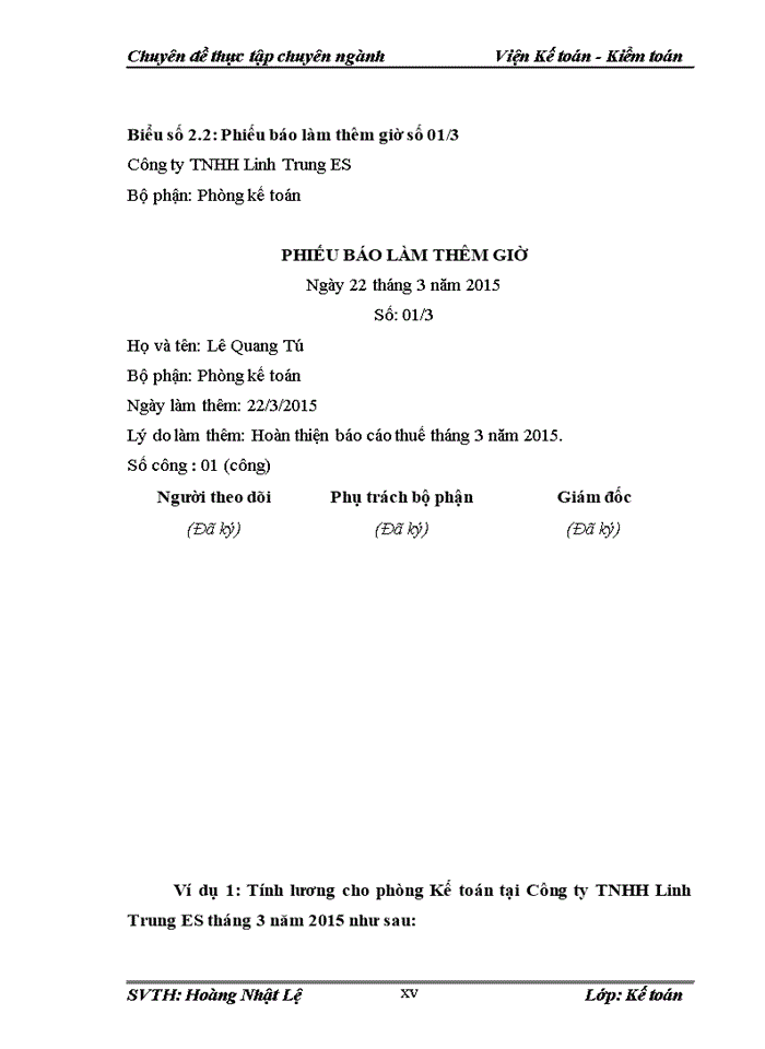 image for page Hoàn thiện kế toán tiền lương và các khoản trích theo lương tại công ty tnhh linh trung es