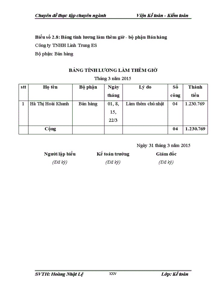 image for page Hoàn thiện kế toán tiền lương và các khoản trích theo lương tại công ty tnhh linh trung es
