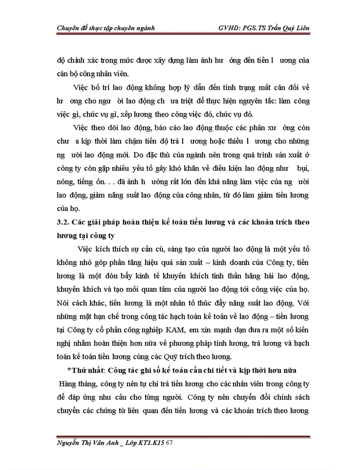 image for page Hoàn thiện kế toán tiền lương và các khoản trích theo lương tại Công ty cổ phần công nghiệp KAM