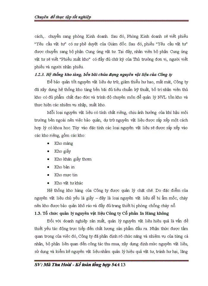 image for page Hoàn thiện kế toán nguyên liệu, vật liệu tại Công ty Cổ phần In Hàng không