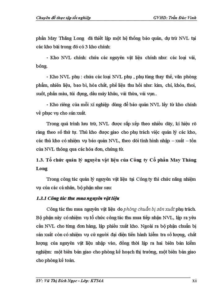 image for page Hoàn thiện kế toán nguyên vật liệu tại công ty cổ phần may thăng long