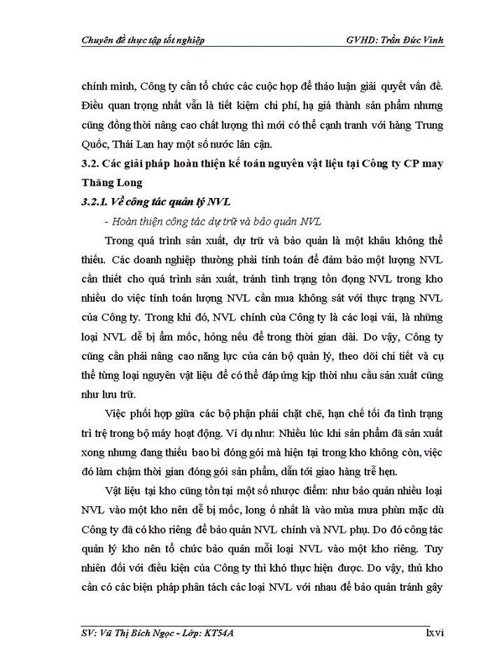 image for page Hoàn thiện kế toán nguyên vật liệu tại công ty cổ phần may thăng long