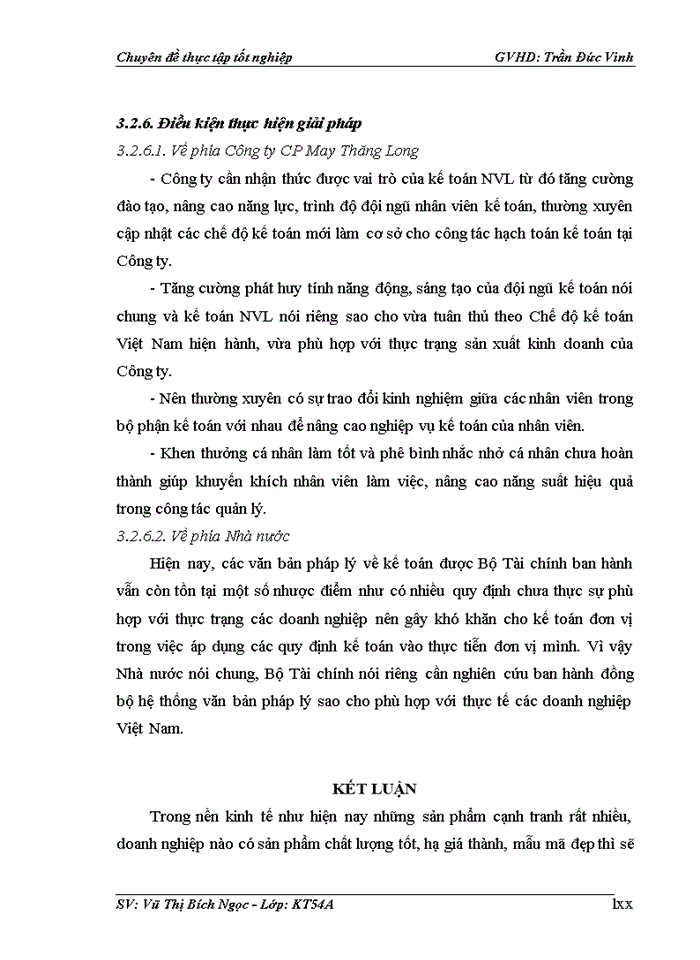 image for page Hoàn thiện kế toán nguyên vật liệu tại công ty cổ phần may thăng long