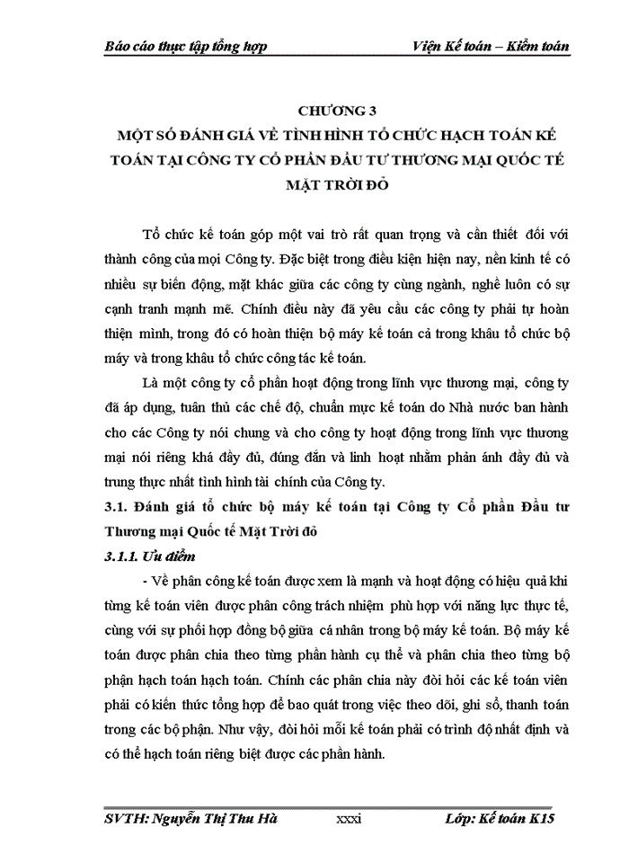 image for page Tổ chức bộ máy kế toán và hệ thống kế toán tại Công ty Cổ phần Đầu tư Thương mại Quốc tế Mặt trời đỏ