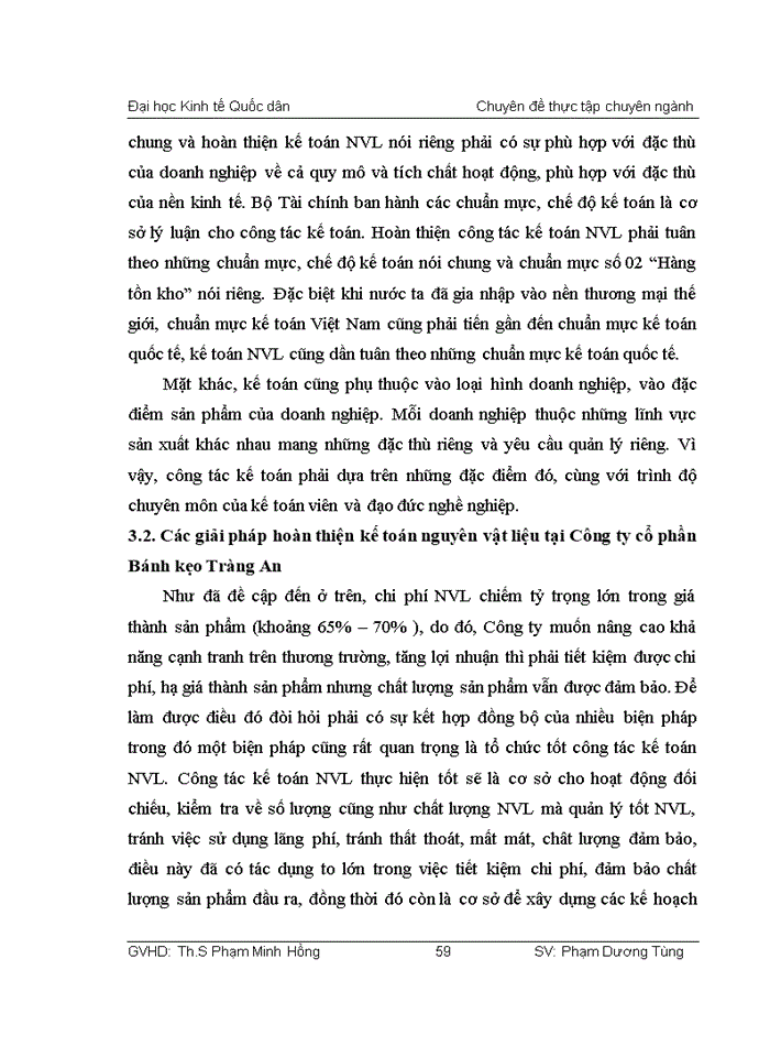 image for page Hoàn thiện kế toán nguyên vật liệu tại công ty cổ phần bánh kẹo tràng an