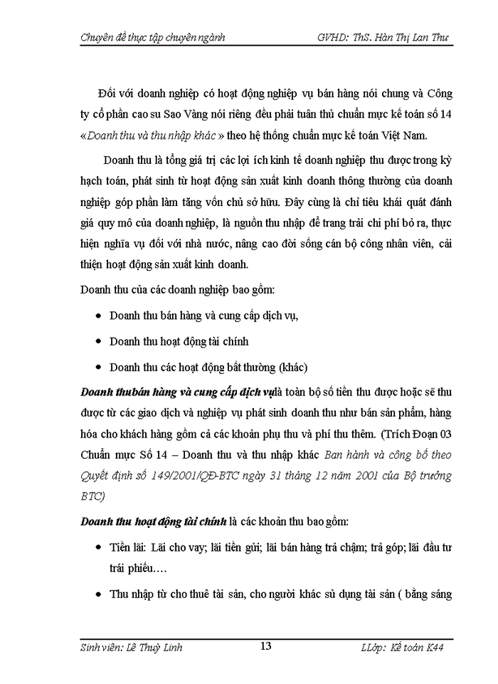 image for page Hoàn thiện kế toán Doanh thu tại Công ty Cổ phần cao su Sao Vàng