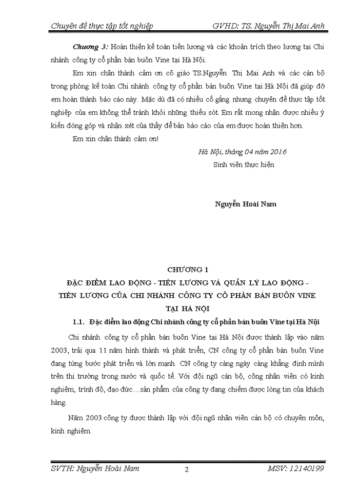 image for page Hoàn thiện kế toán tiền lương và các khoản trích theo lương tại Chi nhánh công ty cổ phần bán buôn Vine tại Hà Nội