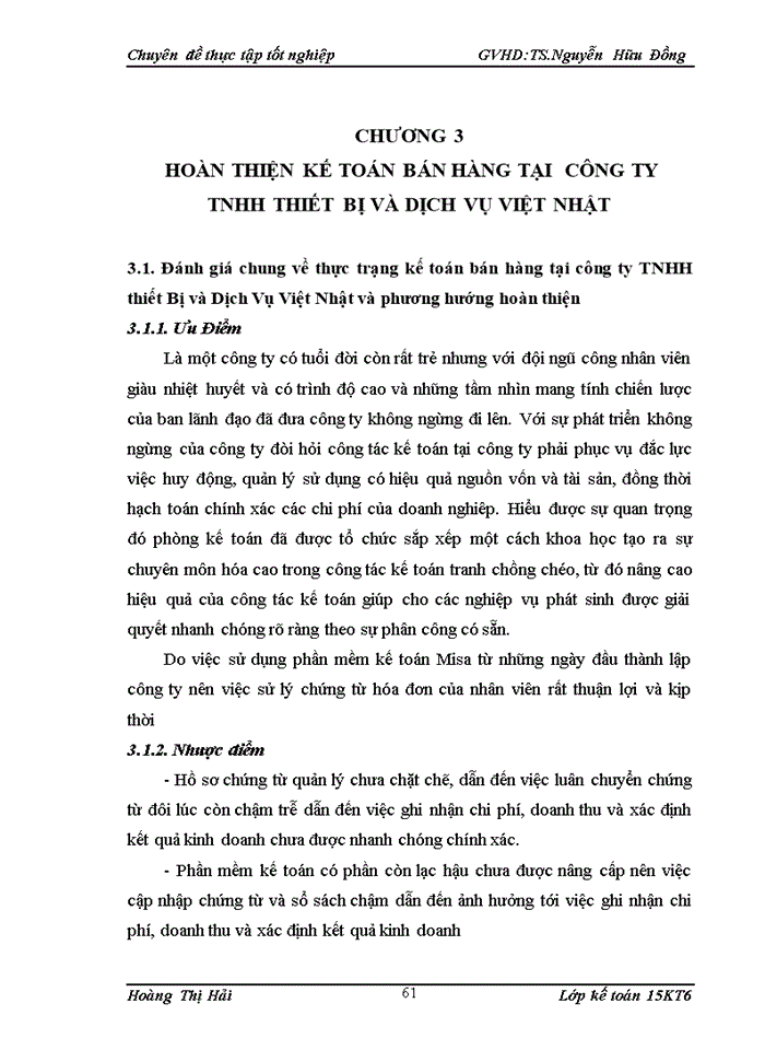 image for page Hoàn thiện kế toán bán hàng tại công ty tnhh thiết bị và dịch vụ việt nhật