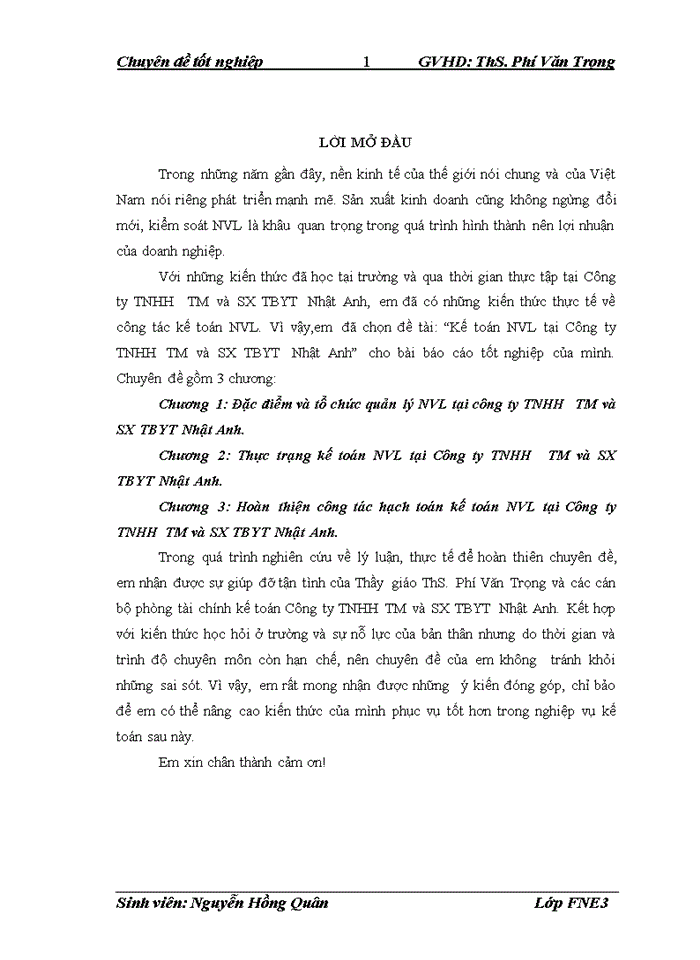 image for page Hoàn thiện kế toán nguyên vật liệu, công cụ dụng cụ tại công ty tnhh thương mại và sản xuất thiết bị y tế nhật anh