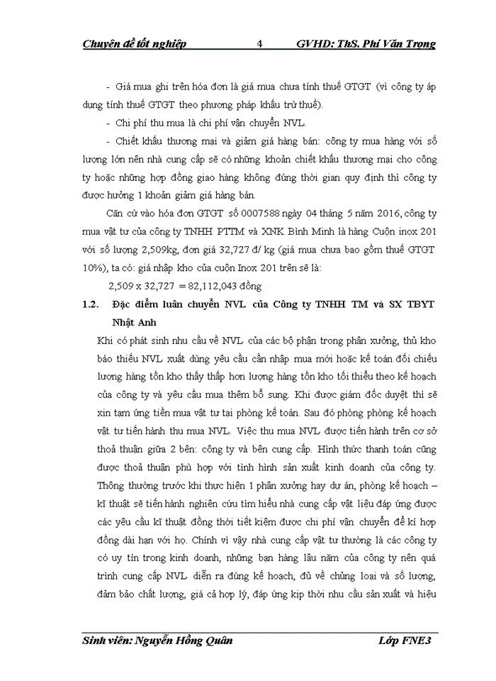 image for page Hoàn thiện kế toán nguyên vật liệu, công cụ dụng cụ tại công ty tnhh thương mại và sản xuất thiết bị y tế nhật anh