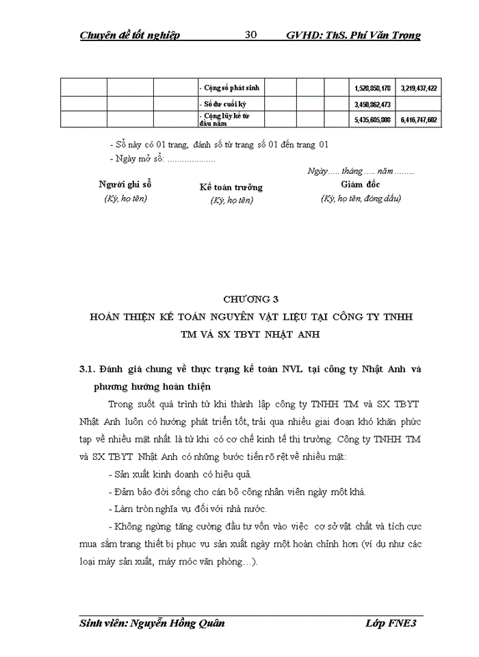 image for page Hoàn thiện kế toán nguyên vật liệu, công cụ dụng cụ tại công ty tnhh thương mại và sản xuất thiết bị y tế nhật anh