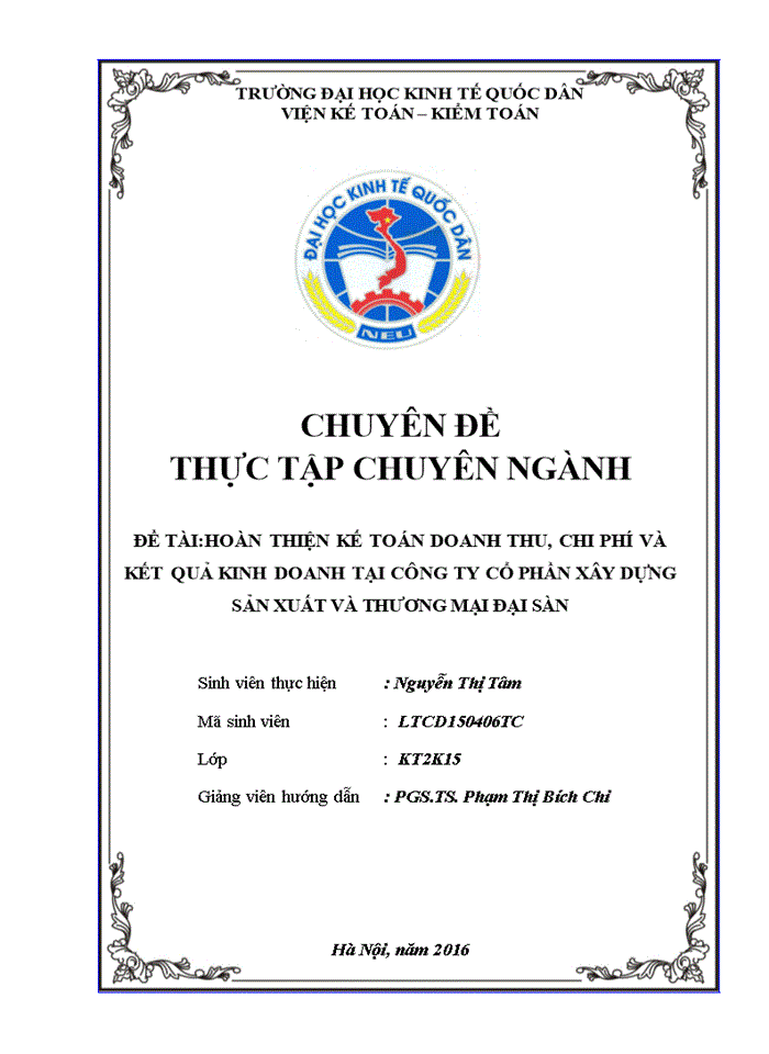 image for page Hoàn thiện kế toán doanh thu, chi phí và kết quả kinh doanh tại công ty cổ phần xây dựng sản xuất và thương mại đại sàn