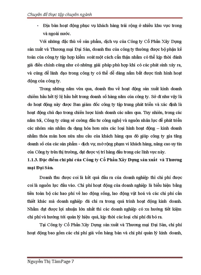 image for page Hoàn thiện kế toán doanh thu, chi phí và kết quả kinh doanh tại công ty cổ phần xây dựng sản xuất và thương mại đại sàn