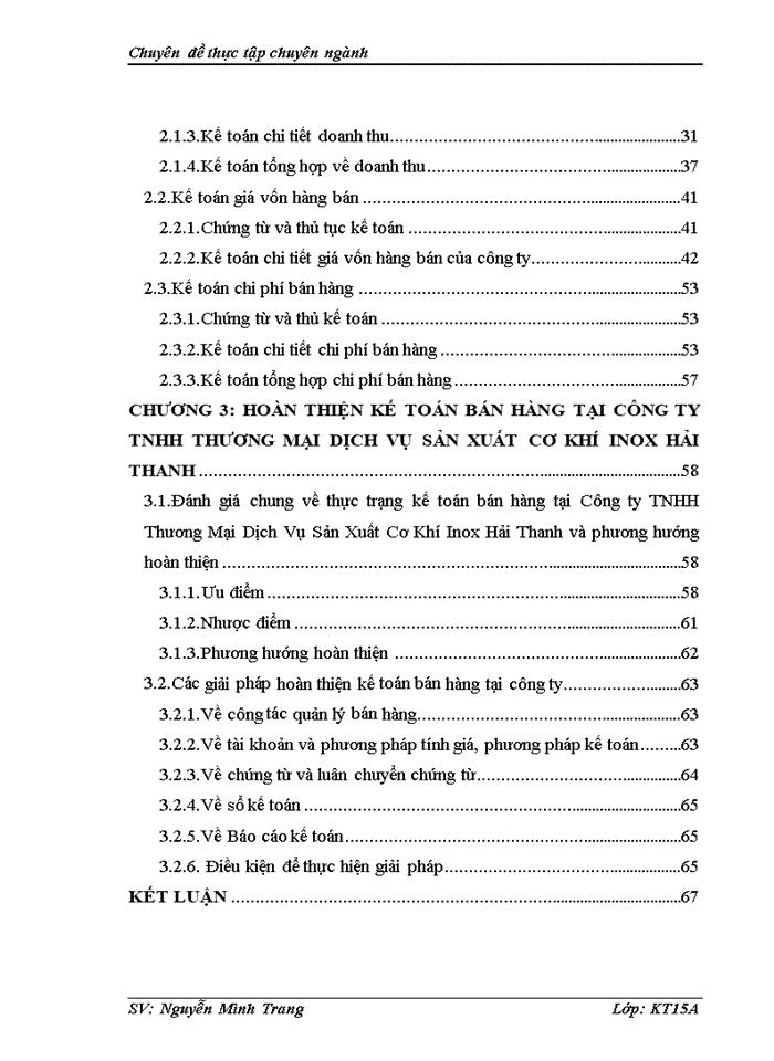 image for page Hoàn thiện kế toán bán hàng tại công ty trách nhiệm hữu hạn thương mại dịch vụ sản xuất inox hải thanh