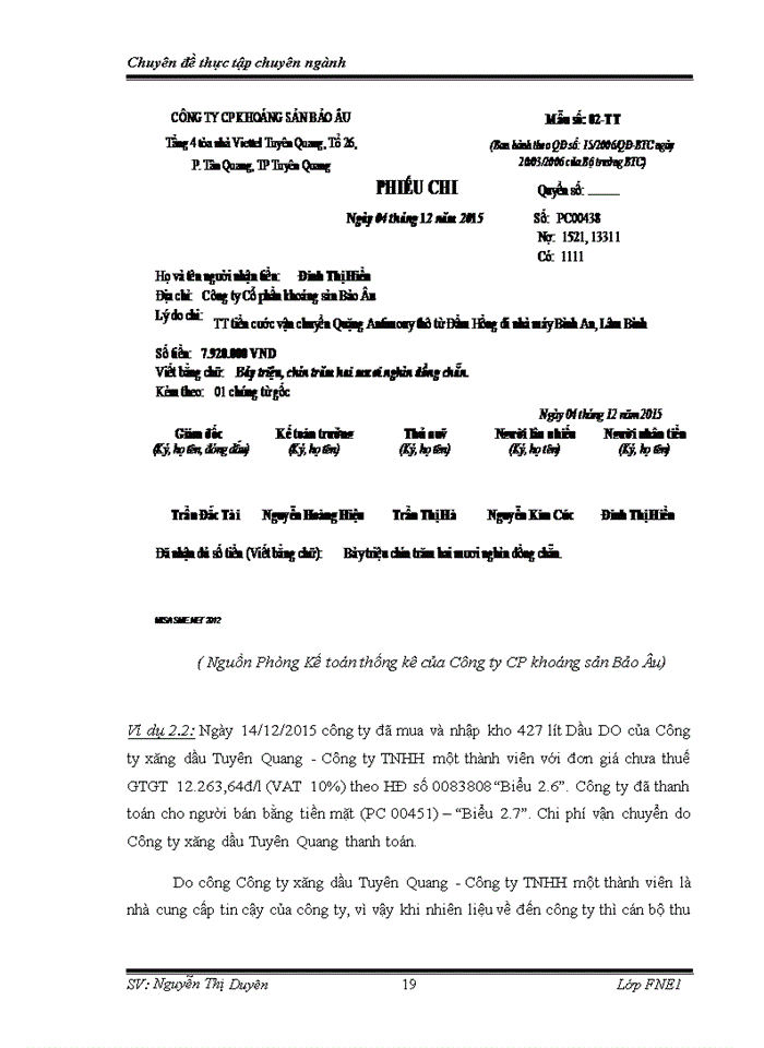 image for page Hoàn thiện kế toán nguyên vật liệu tại công ty cổ phần khoáng sản bảo âu