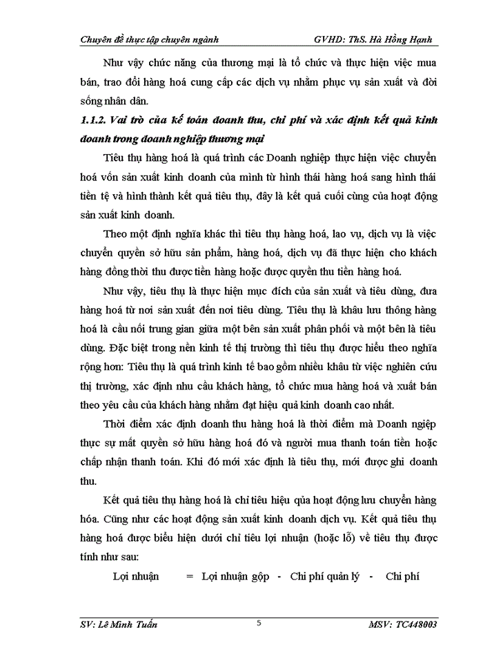 image for page Hoàn thiện kế toán doanh thu, chi phí và xác định kết quả kinh doanh tại công ty cổ phần thương mại dịch vụ tân thuận