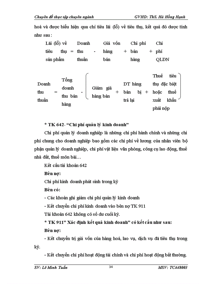 image for page Hoàn thiện kế toán doanh thu, chi phí và xác định kết quả kinh doanh tại công ty cổ phần thương mại dịch vụ tân thuận