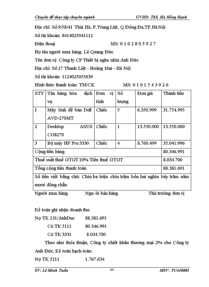 image for page Hoàn thiện kế toán doanh thu, chi phí và xác định kết quả kinh doanh tại công ty cổ phần thương mại dịch vụ tân thuận