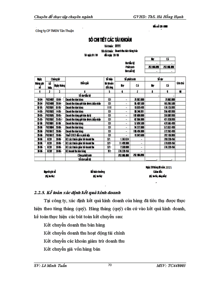 image for page Hoàn thiện kế toán doanh thu, chi phí và xác định kết quả kinh doanh tại công ty cổ phần thương mại dịch vụ tân thuận