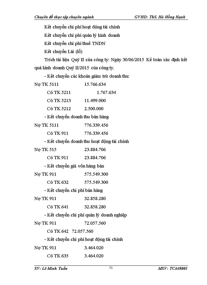 image for page Hoàn thiện kế toán doanh thu, chi phí và xác định kết quả kinh doanh tại công ty cổ phần thương mại dịch vụ tân thuận