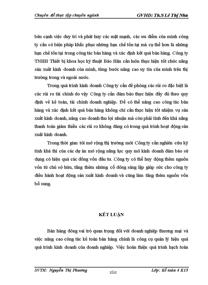 image for page Hoàn thiện kế toán bán hàng tại công ty tnhh thiết bị khoa học kỹ thuật bảo hân