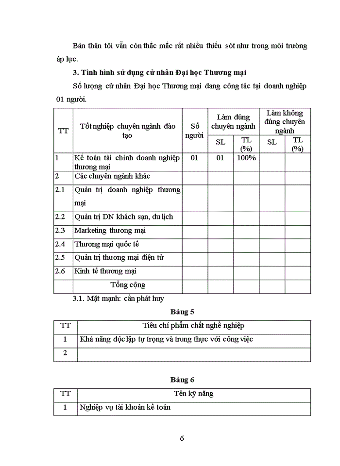 image for page Báo cáo kết quả điều tra phỏng vấn chuyên ngành kế toán tài chính doanh nghiệp thương mại