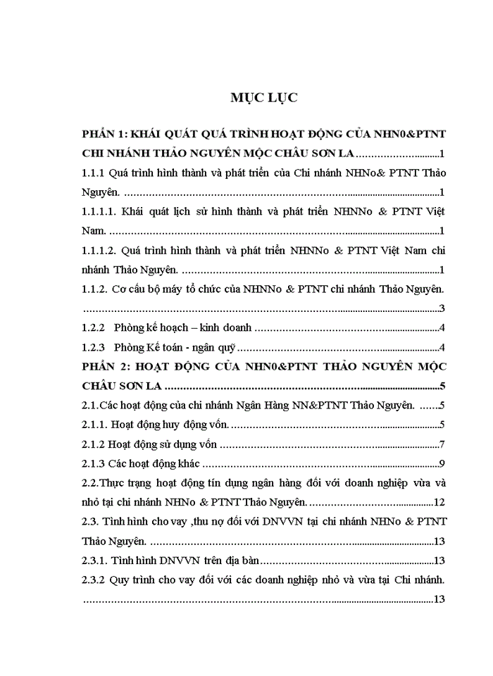 image for page Quá trình hình thành và phát triển của Chi nhánh NHNo& PTNT Thảo Nguyên.