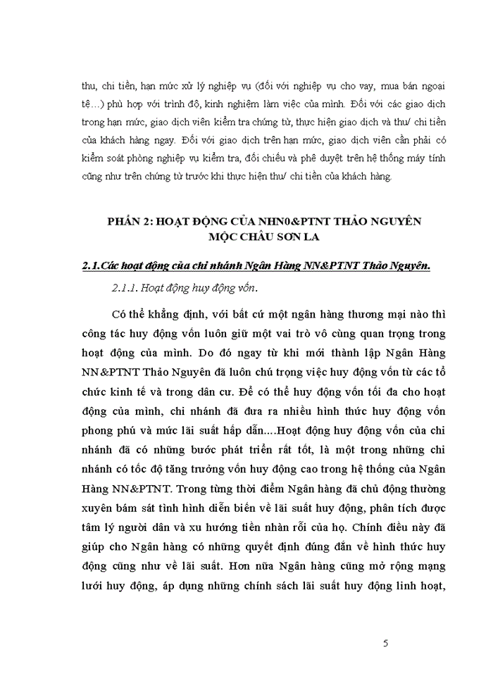 image for page Quá trình hình thành và phát triển của Chi nhánh NHNo& PTNT Thảo Nguyên.