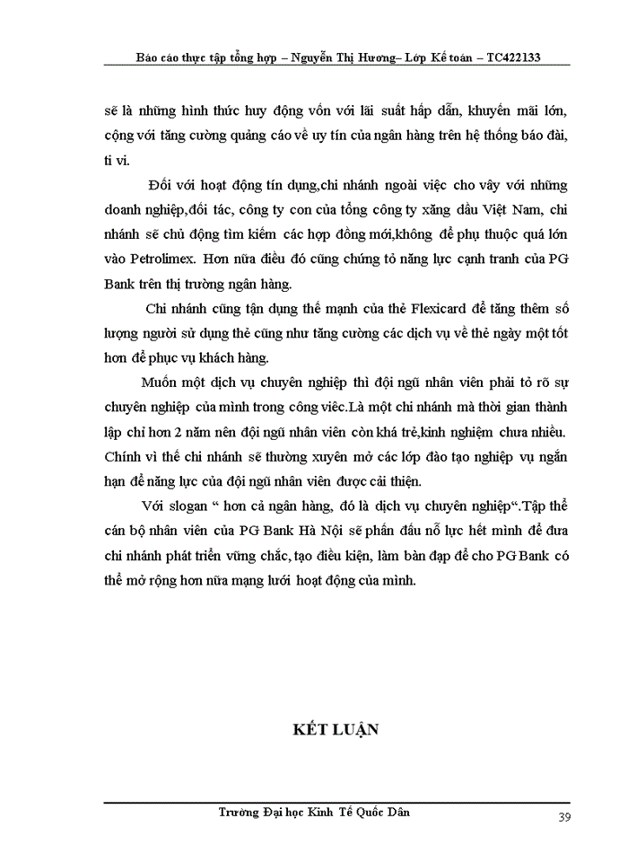 image for page Cơ cấu tổ chức và chức năng của các phòng ban tại PG Bank Hà Nội.