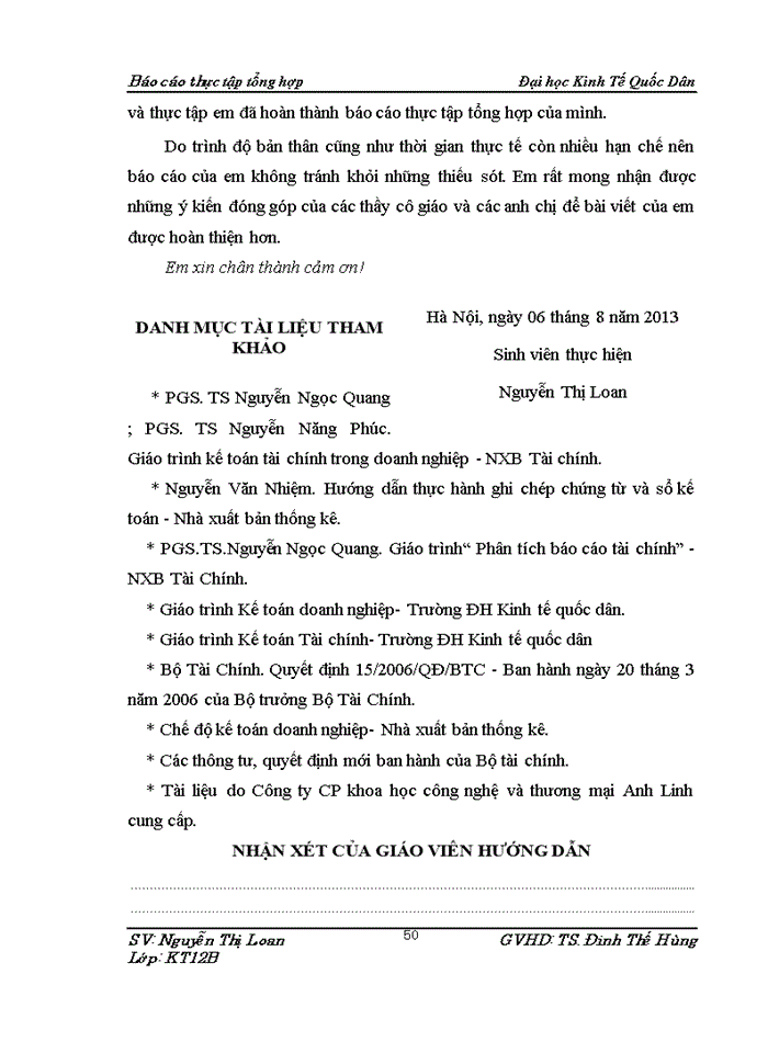 image for page Tổ chức bộ máy kế toán và hệ thống kế toán tại công ty cổ phần khoa học công nghệ và thương mại anh linh  22