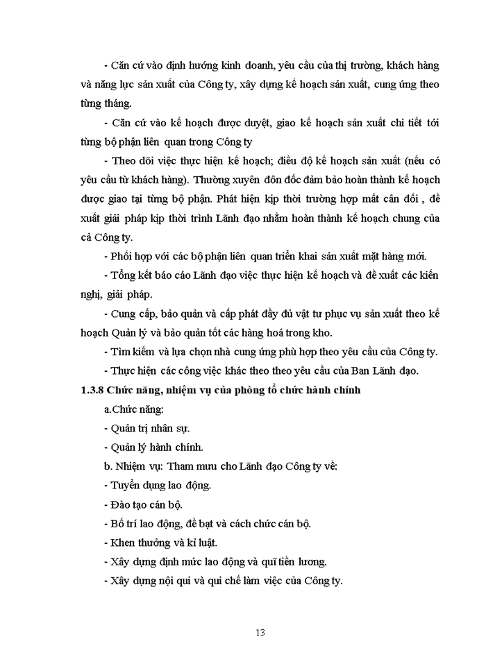 image for page Tổng quan về đặc điểm kinh tế - kỹ thuật và tổ chức bộ máy quản lý hoạt động sản xuất kinh doanh của công ty cổ phần hóa dược việt nam 11