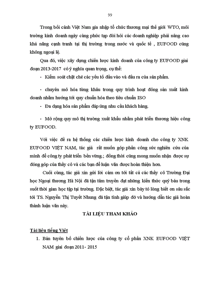 image for page Khái quát về công ty CP XNK EUFOOD VIỆT NAM