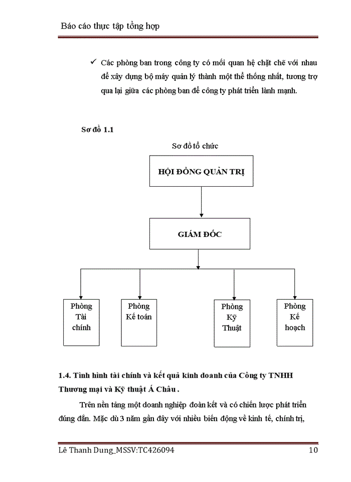 image for page Tổ chức bộ máy kế toán tại Công ty TNHH Thương mại và Kỹ thuật Á Châu