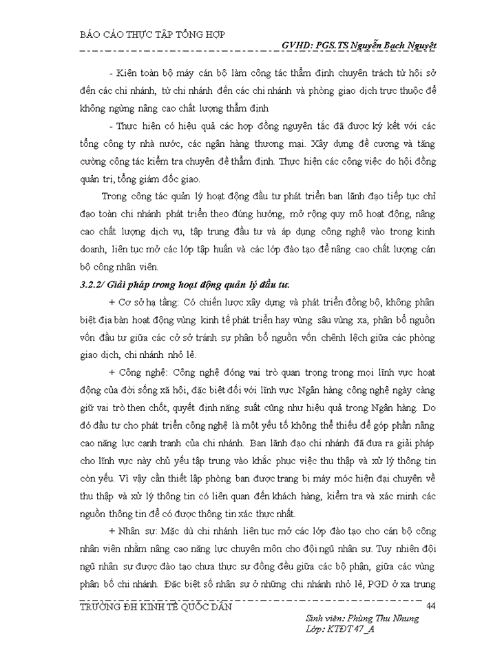 image for page Tổng quan về hoạt động kinh doanh chi nhánh NHNo & PTNT chi         nhánh Hà Tây