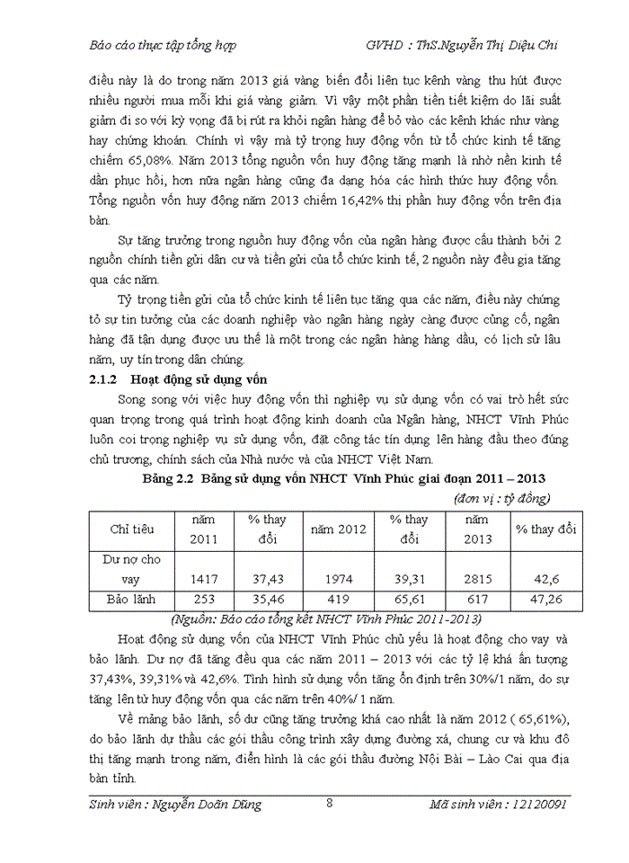 image for page Thực trạng hoạt động kinh doanh tại ngân hàng TMCP công thương Việt Nam - chi nhánh Vĩnh Phúc