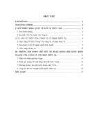 Những nội dung chủ yếu về hoạt động sản xuất kinh doanh của công ty cổ phần thủy tạ