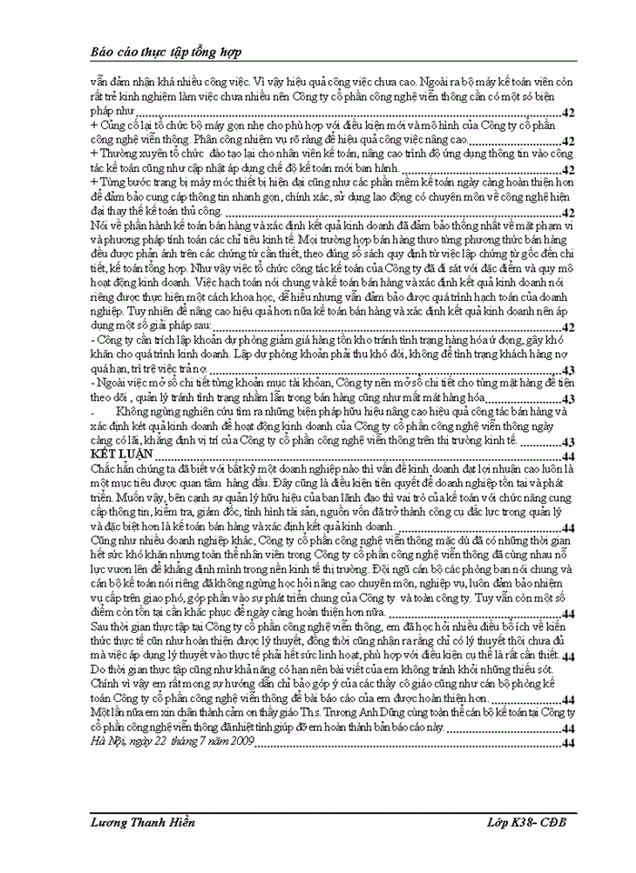 image for page Thực trạng tổ chức hạch toán kế toán tại Công ty cổ phần công nghệ viễn thông