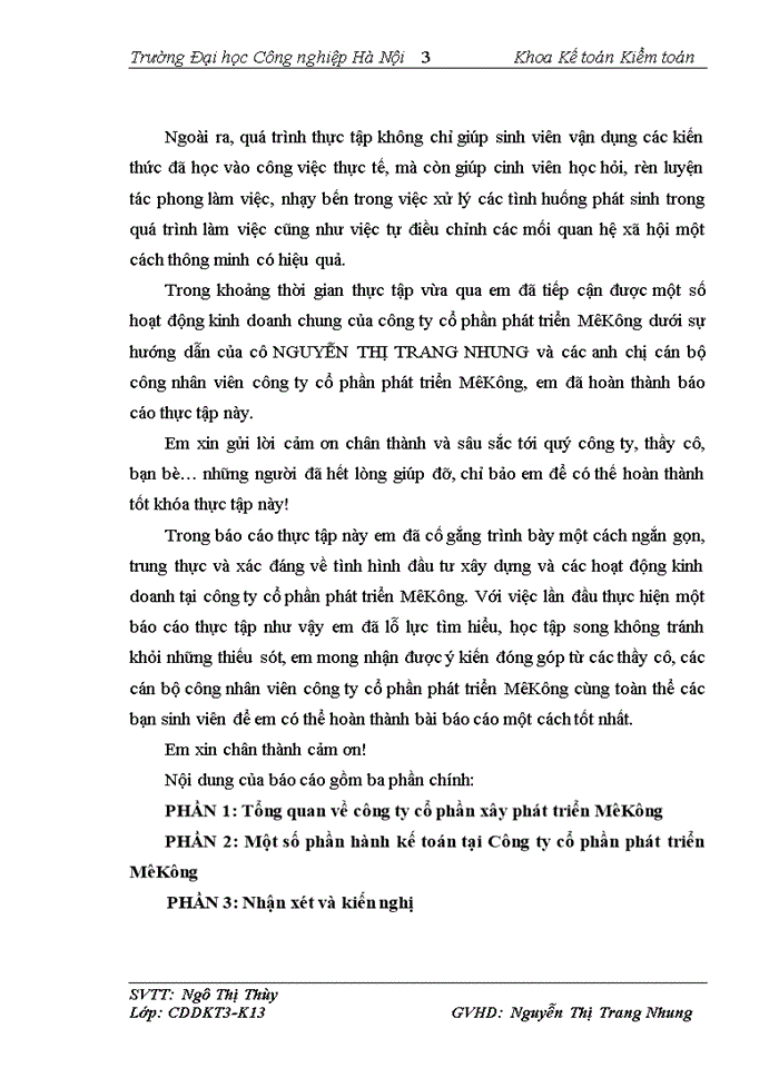image for page Những vấn đề chung về công tác kế toán của công ty cổ phần phát triển MêKông.