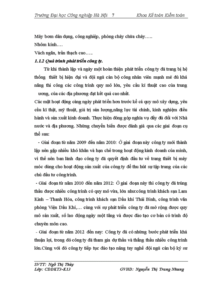 image for page Những vấn đề chung về công tác kế toán của công ty cổ phần phát triển MêKông.