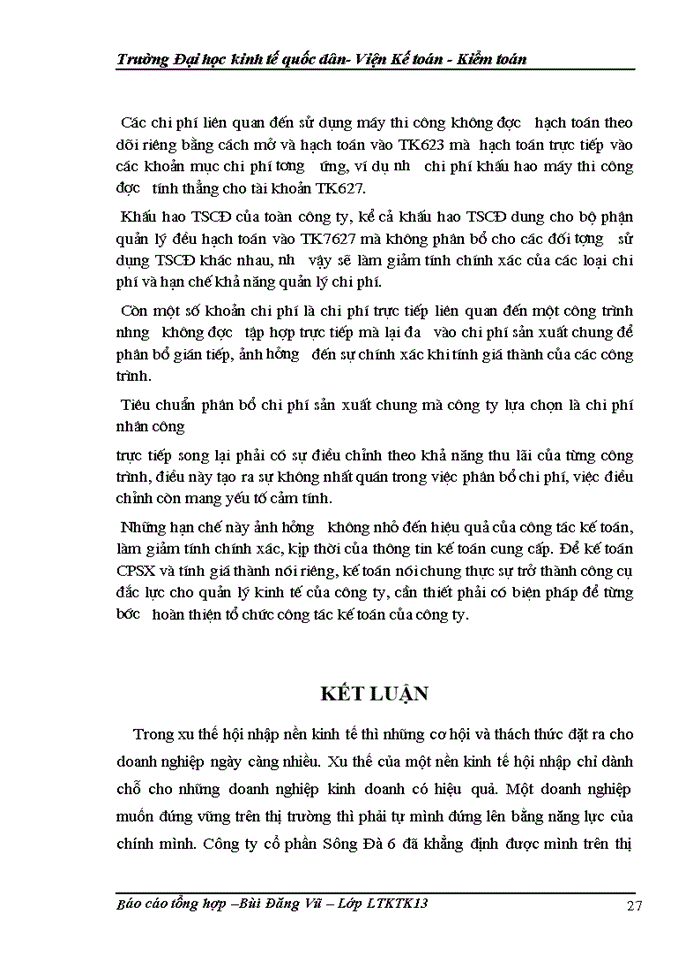 image for page Tổ chức bộ máy kế toán và hệ thống kế toán của công ty cổ phần sông đà 6