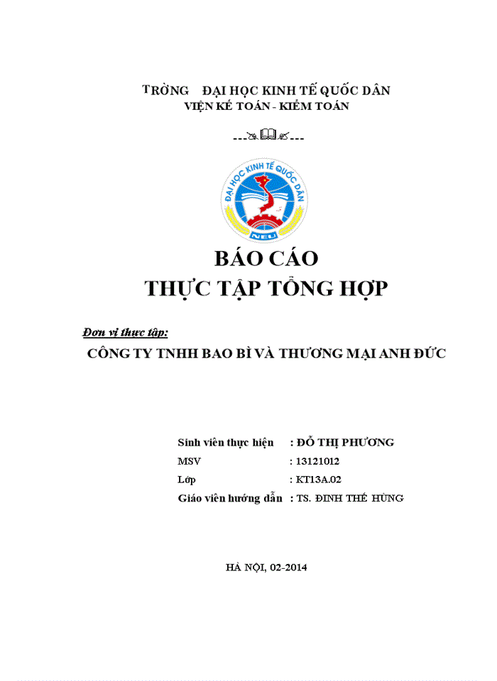 image for page Tổ chức bộ máy kế toán và hệ thống kế toán tại công ty tnhh bao bì và thương mại anh đức