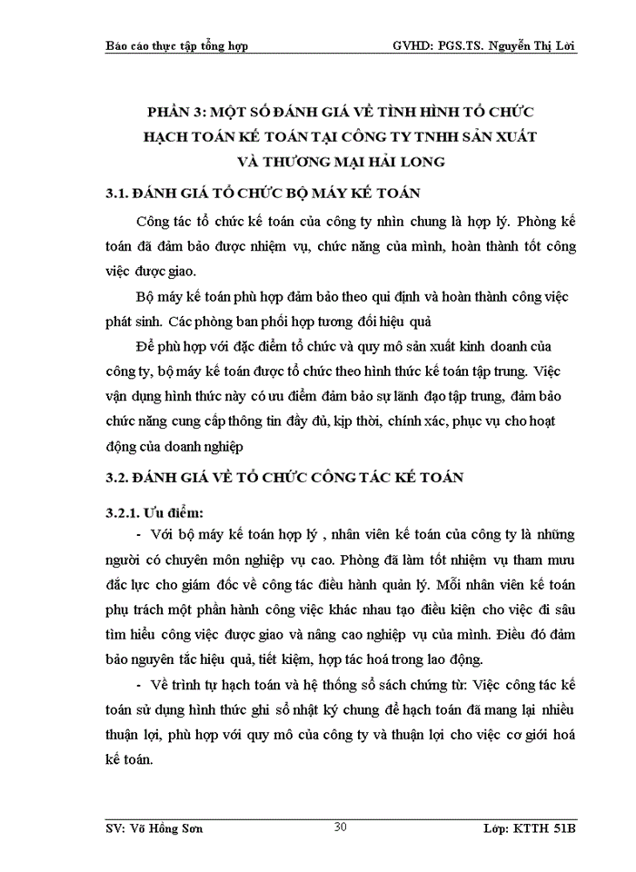 image for page Tổ chức bộ máy kế toán tại công ty tnhh sản xuất và thương mại hải  long