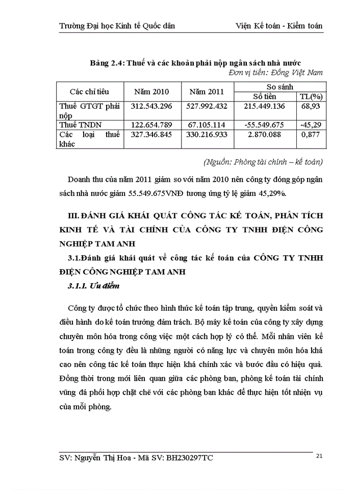 image for page Tổ chức bộ máy kế toán và Chính sách kế toán